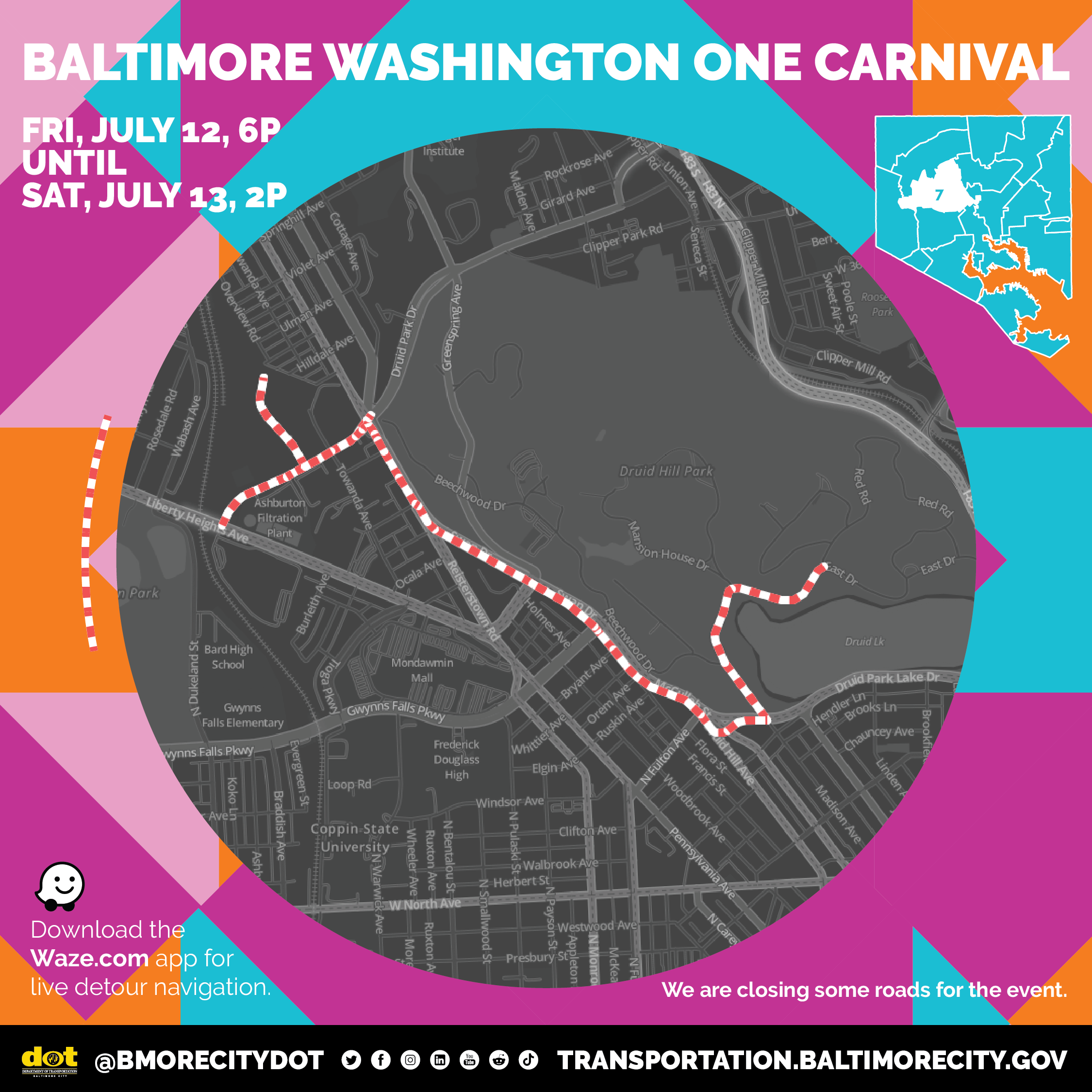 Baltimore City Department of Transportation Caribbean Festival 2024